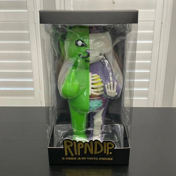 Rip N Dip R Nerm Æ-09 Vinyl Figure - Neon Green Anatomy Limited